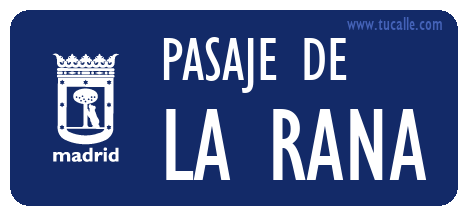 cartel_de_pasaje-de-La Rana_en_madrid
